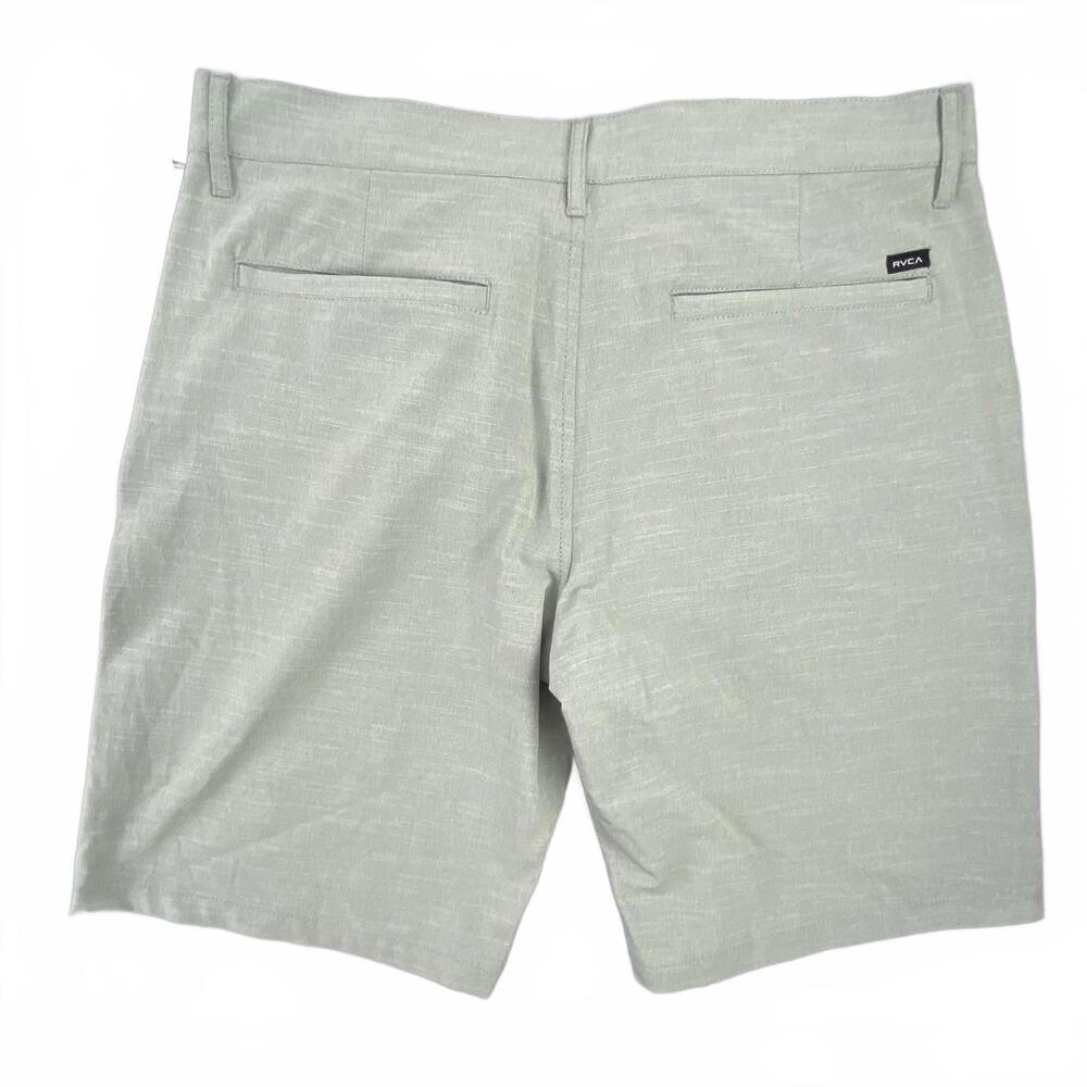 RVCA Men's Dual Purpose Light Green/Grey Shorts Trunks  - Size 33 - NWT - Picture 2 of 12